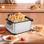 1800W Stainless Steel Large Electric Deep Fryer