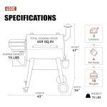 Z GRILLS 450E Wood Pellet Grill & Smoker