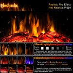 Electactic 24-Inch Free-Standing Electric Fireplace Stove