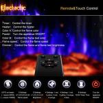 Electactic 24-Inch Free-Standing Electric Fireplace Stove