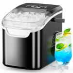 COWSAR Portable Ice Maker with Self-Cleaning Function