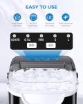 COWSAR Portable Ice Maker with Self-Cleaning Function