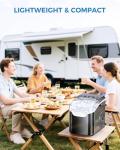 COWSAR Portable Ice Maker with Self-Cleaning Function