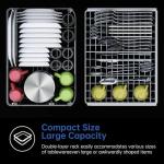 Portable Countertop Dishwasher with 2-Level Rack