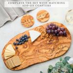 Custom Engraved Olive Wood Cutting Board