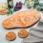 Custom Engraved Olive Wood Cutting Board