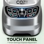 COZII 2000W Commercial Countertop Blender with Cups