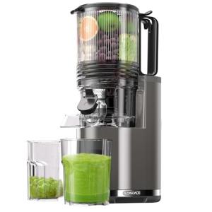 Floisdace J8 Cold Press Juicer with Wide Feed Chute