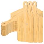 Zubebe 12 Pack Bamboo Cutting Boards with Handles