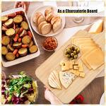 Zubebe 12 Pack Bamboo Cutting Boards with Handles