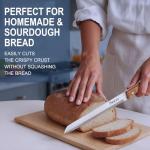 Premium 8-Inch Serrated Bread Knife with Gift Box