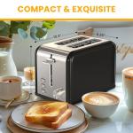 Simple Deluxe 2-Slice Stainless Steel Toaster
