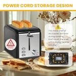 Simple Deluxe 2-Slice Stainless Steel Toaster