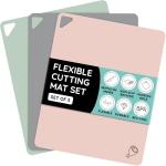 Flexible Plastic Cutting Board Set of 3