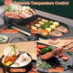 2-in-1 Korean BBQ Grill and Hot Pot Combo