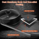 2-in-1 Korean BBQ Grill and Hot Pot Combo
