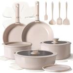 CAROTE 19-Piece Non-Stick Induction Cookware Set