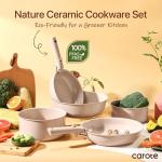 CAROTE 19-Piece Non-Stick Induction Cookware Set