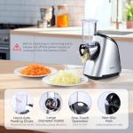 Ganiza 5-in-1 Electric Cheese and Veggie Grater