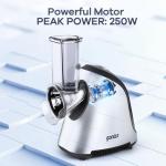 Ganiza 5-in-1 Electric Cheese and Veggie Grater