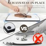 Kikcoin Extra Large Non-Slip Cutting Board Set