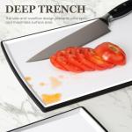 Kikcoin Extra Large Non-Slip Cutting Board Set