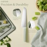 CAROTE 9-Piece Kitchen Knife Set with Block