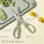 CAROTE 9-Piece Kitchen Knife Set with Block