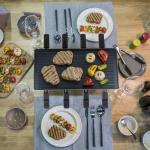 Techwood Electric Raclette Grill with Removable Plate