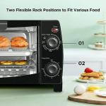 Dominion 4-Slice Retro Compact Toaster Oven