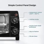 Dominion 4-Slice Retro Compact Toaster Oven
