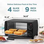Dominion 4-Slice Retro Compact Toaster Oven