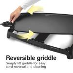 Hamilton Beach Electric Griddle with Adjustable Temperature