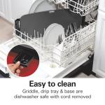 Hamilton Beach Electric Griddle with Adjustable Temperature