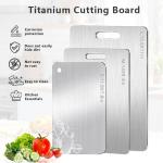 Titanium Cutting Boards Set, 3 Sizes, Non-Toxic