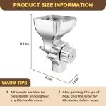 KitchenAid Stand Mixer Metal Grain Mill Attachment