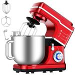 Garvee 7.5QT Tilt-Head Stand Mixer in Red