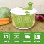 5 Qt Salad Spinner with Lid and Double-Lock Handle