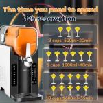 AURISWELL Home Slushie Machine with 6 Programs