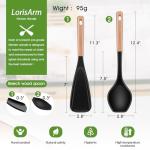 LorisArm Large Nonstick Silicone Serving Spoon