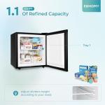 EUHOMY 1.1 Cu Ft Compact Countertop Mini Freezer