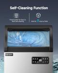 EUHOMY 250lbs Under Counter Ice Maker Machine