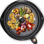 Elite Gourmet Smokeless Electric Tabletop Grill, 6-Serving