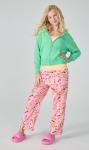 Girls' Tasty Tacos Plush Pants, Medium (10/12)