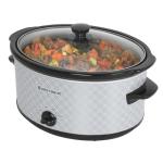 West Bend 6-Quart Manual Slow Cooker with Ceramic Pot