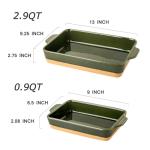 Howise Large Ceramic Baking Casserole Dish Set