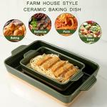 Howise Large Ceramic Baking Casserole Dish Set
