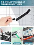 6-Piece Hard Bristle Crevice Cleaning Brush Set