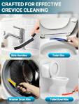 6-Piece Hard Bristle Crevice Cleaning Brush Set