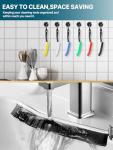 6-Piece Hard Bristle Crevice Cleaning Brush Set